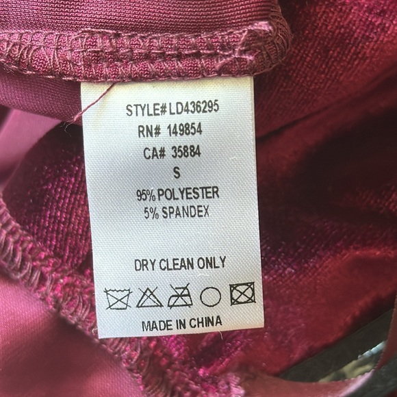 Sage The Label “Misty” Strapless Velvet Midi Dress - Picture 7 of 7